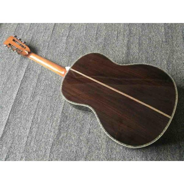 39 inches ooo45s Acoustic Guitar Top AAA Solid Red Cedar Abalone Binding Body With Fishman Pickups Rosewood fingerboard