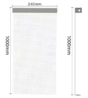 Écran de film transparent LED élégant Transparence élevée 85% 5000 nits Luminosité ultra-mince 3,9 mm Conception Taille personnalisable
