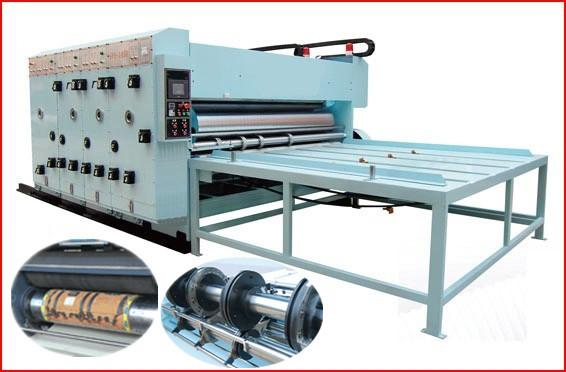 Automatic Pre-feeder Lead-edge Flexo Printer Slotter Die-cutter Folder Gluer Strapper Inline Machine, 1~6 color