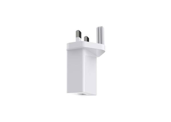 UK Plug Quick Charge 3.0 Wall Charger PC Fire Against Material