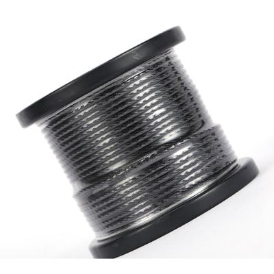 Plastic PVC Coating Stainless Steel Wire Rope Anti Ultraviolet  Suitable For Outdoor Environments