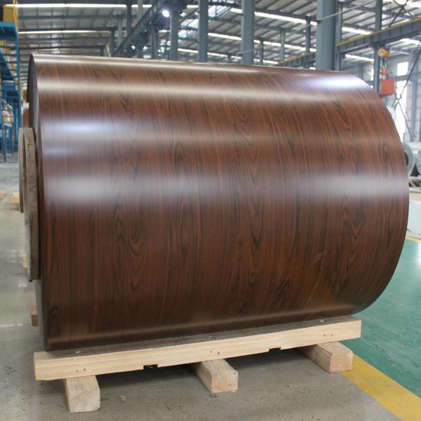 Wooden pattern color coated aluminum sheet used in house roofing