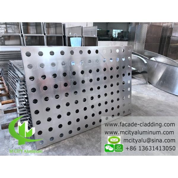 металлический алюминиевый листок алюминиевой твердой панели занавес стены облицовка перфорированный рисунок