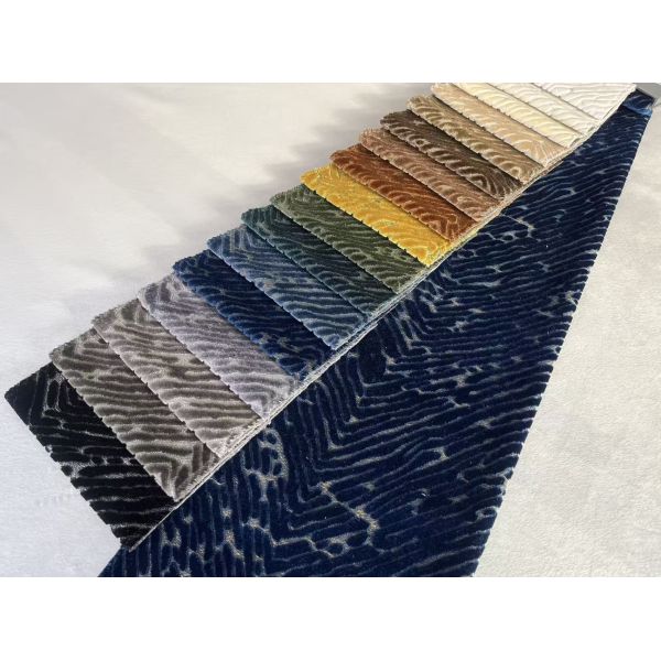 590GSM  Heavy Jacquard Velvet Fabric For Sofa