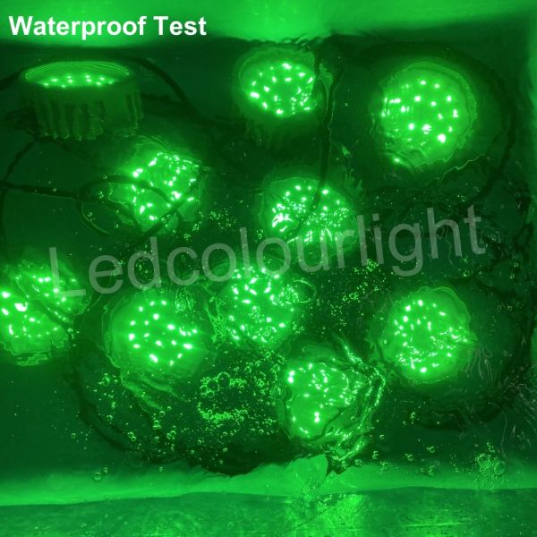 Outdoor IP68 100mm DC24V DMX RGB LED Pixel Dot Light for Facade Landscape