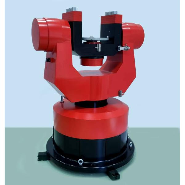 The three-axis turntable can generate motion excitations such as angular position, angular velocity and angular acceleration in three directions, and test gyroscopes