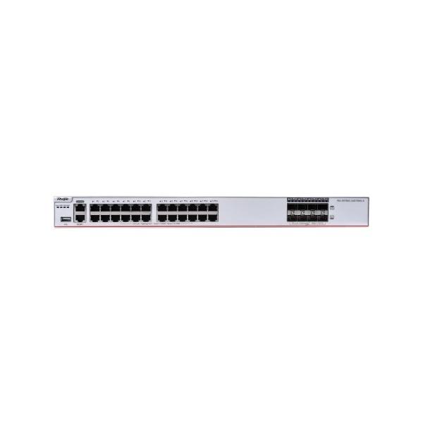 Ruijie Switch RG-S5760C-24GT8XS-X Puertos ricos Alta fiabilidad Solución de red flexible de nivel empresarial de capa 3