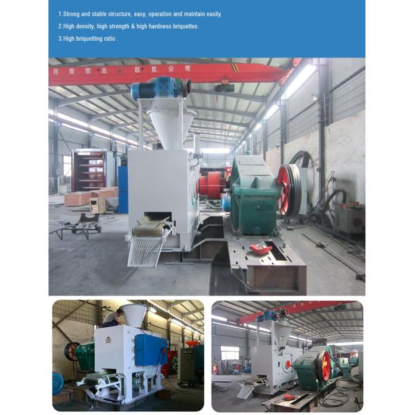 Supply Whole Life Service Ferrous Metal Ore Powder Ball Press Roller Briquette Machine