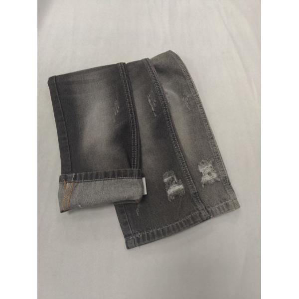 70% Algodón 23% Rayón 7% Poliéster Tejido Denim 9.3oz Negro Blanco