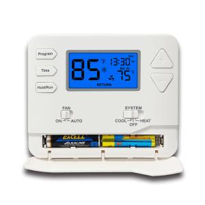 24V with Battery Programmable Electric Room Thermostat for Heating System