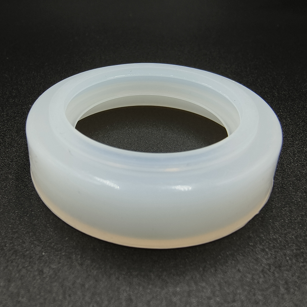 Food Grade Custom Silicone Gaskets Tear Resistant 90 ShoreA Custom Made Rubber Seals