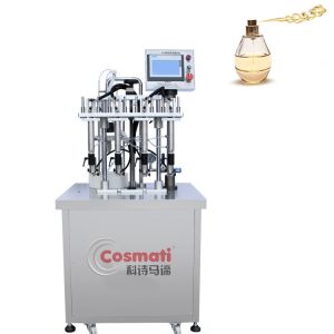 Perfume Packing Filling Machine 5-1000ml 20-40 Bottles Per Minute Explosion