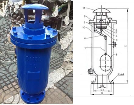 1-1/2 To 12 Cast Steel Air Release Valve With Painting For Sewerage Pipeline