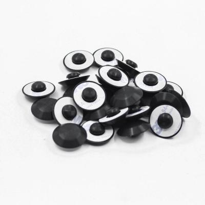 Preto de borracha feito sob encomenda das peças do neopreno EPDM 3M Adhesive Rubber Feet