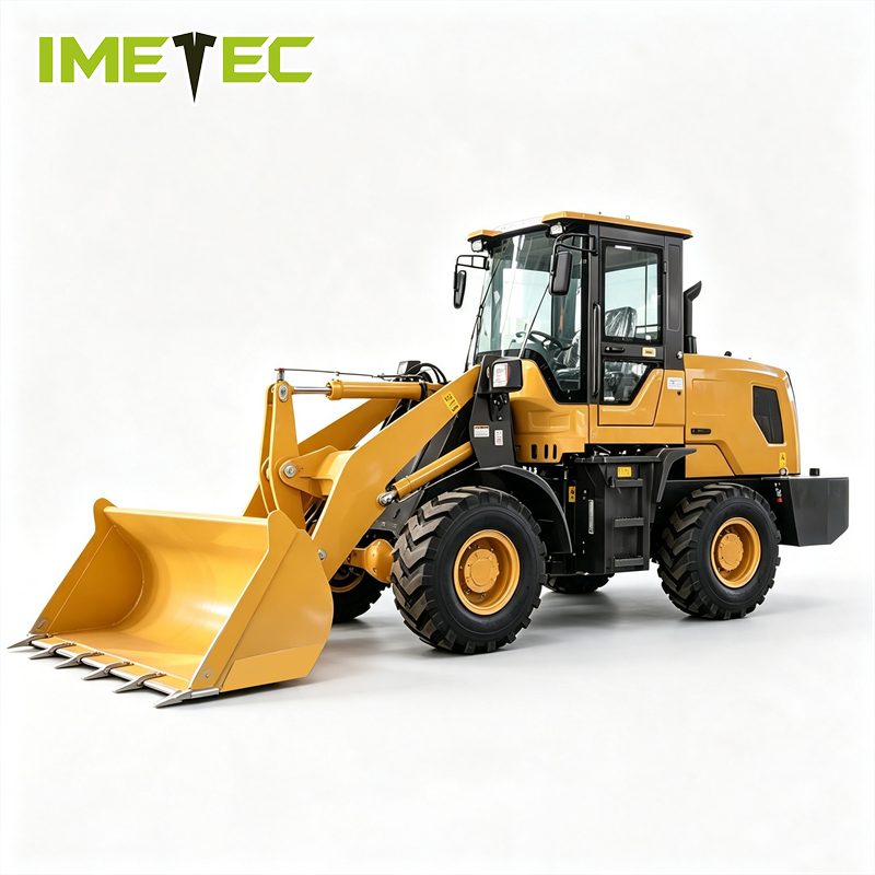 37KW 1200kg Compact Articulating Wheel Loader Machine For Construction