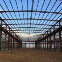 Construcción de edificios con estructura de acero aislado industrial