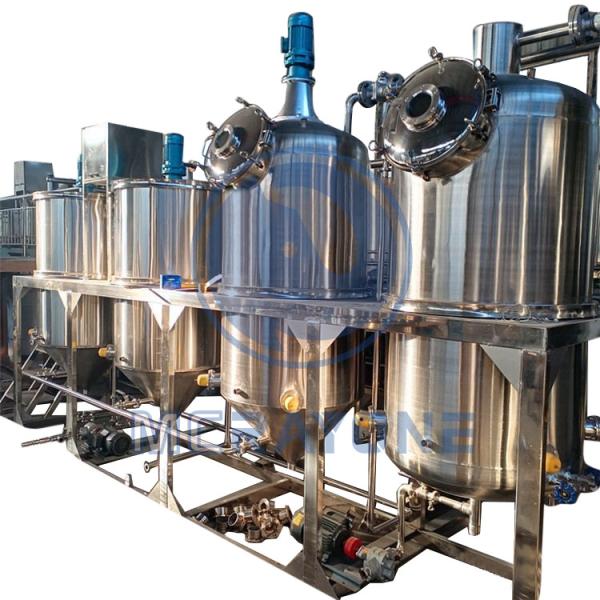 First-level Refinig Carbon steel 6TPD palm oil machine refinery plant