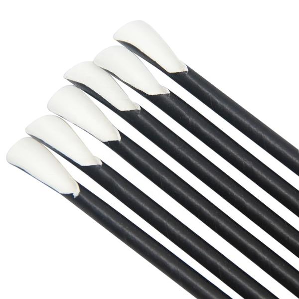 Food Grade Safe Paper Spoon Straws For Birthday Party Baby Shower FDA Approved