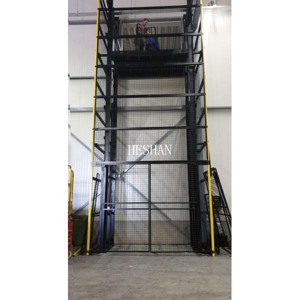 Basement Hydraulic Cargo Lift Elevator Warehouse Goods Lift Wall Mounted