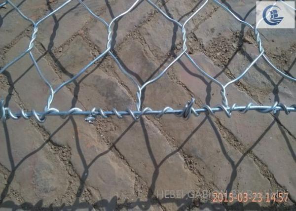 Hot Dipped Gal Galfan Gabion Box Wire Mesh For River Embankment