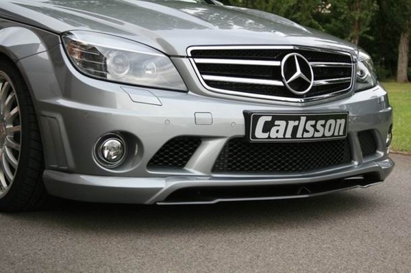 C63 C Style Carbon fiber Front lip - 2011~Before