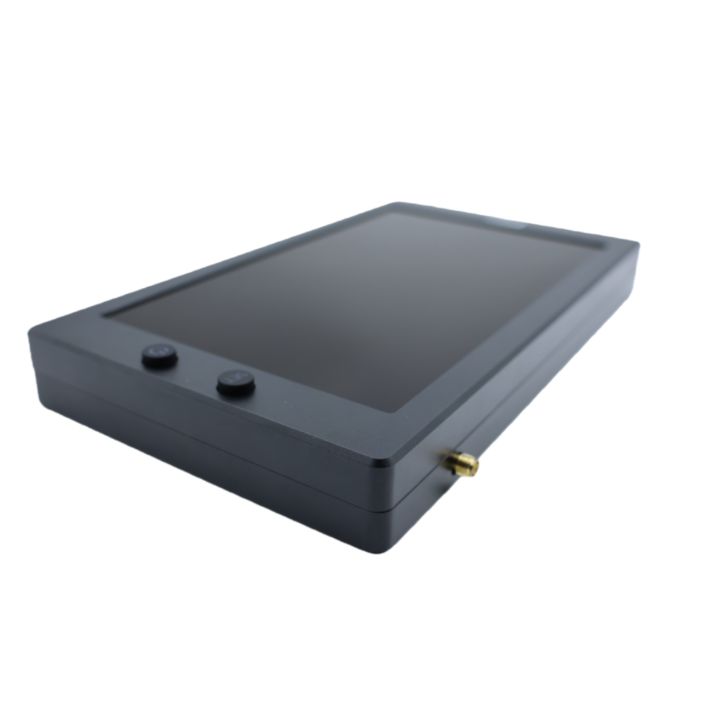 Portable Broadband FPV Video Receiver With 12-28V DC Power Input Lightweight