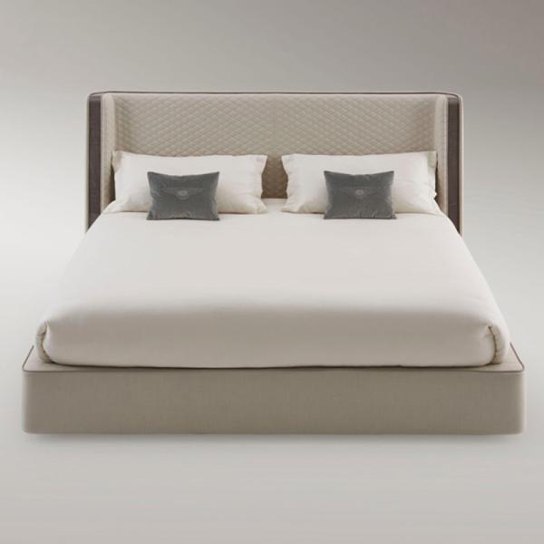 Кровать ткани наборов 200cm короля спальни Leatherette 1.8m роскошная современная роскошная