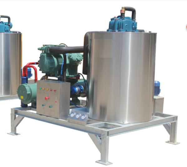 4T/24H Longlife seawater flake ice making machine on board