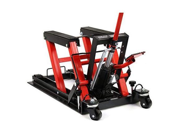 ET10DC (MXC43) Hydraulic Motorcycle Lift Latest design of scissor structure Capacity 550Kg