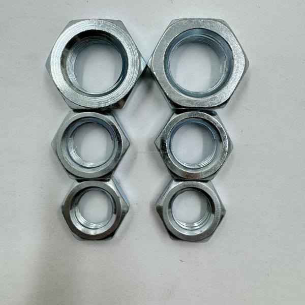 Natural Finish Stainless Steel Hex Jam Nut 5/8-18 Thin Nut for Standard Size in Imperial Measurement System