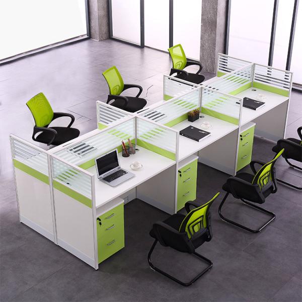 Зеленая толщина 30мм рабочего места кабин офиса центра телефонного обслуживания