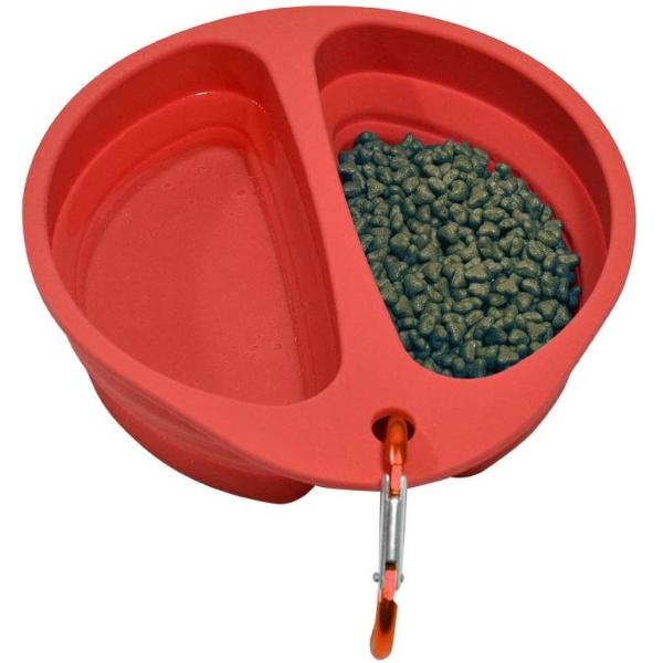 Двойной складный силикон качества еды шара BPA собаки свободный