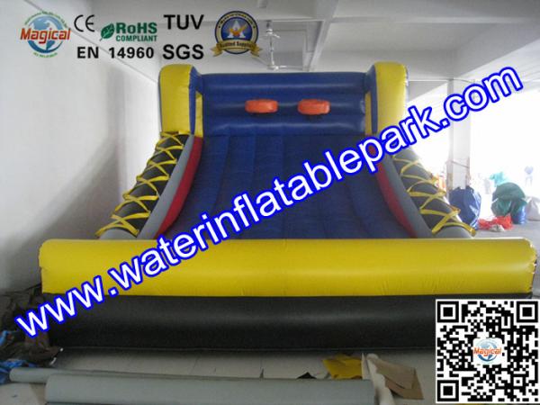 2 Hoop Inflatable Sport Games For Party , Inflatable Basketball Game for Shooting