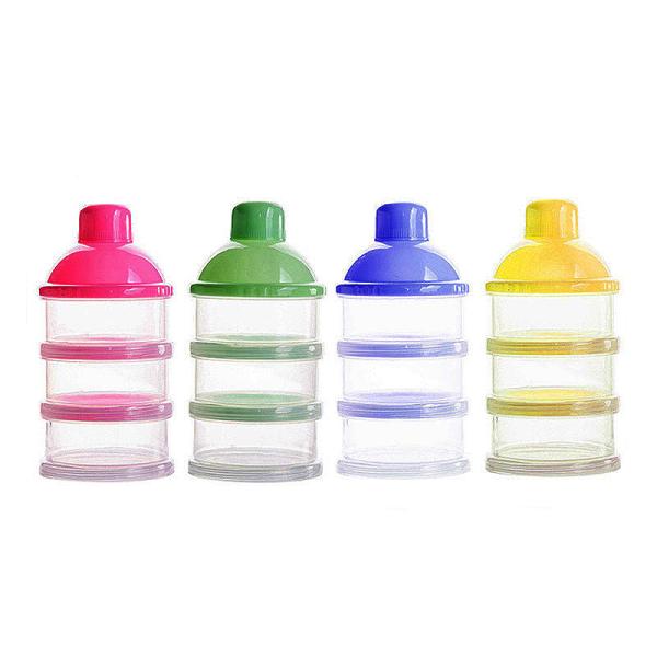 Stackable Baby Milk Powder Storage Box Hold Formula Food Snacks Nuts