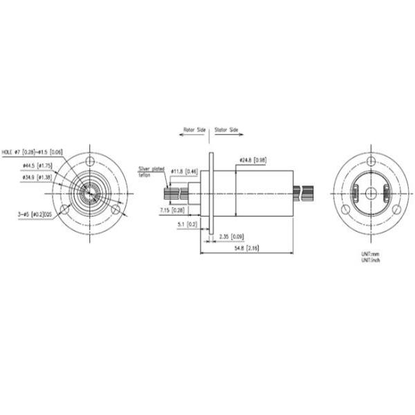 Electrical Capsule Slip Ring  24 Circuits with High Protection