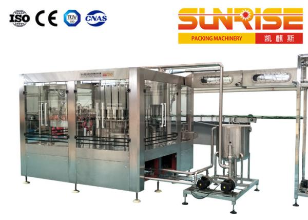 3in1 10000 Bottles Fruit Juice Filling Machine Automatic CE Certificate