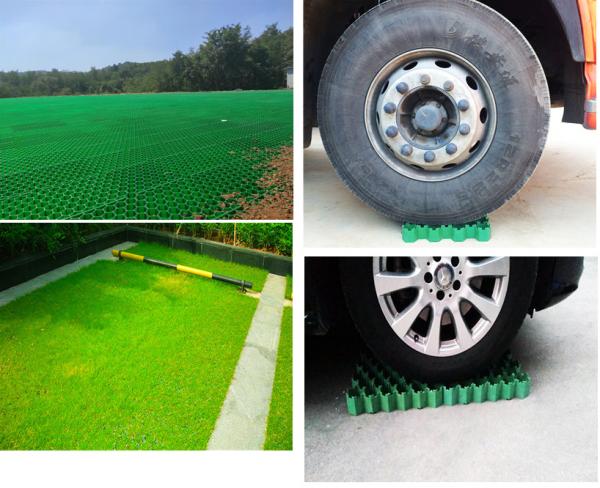 Modern Design Plastic Hdpe Parking Honeycomb Gravel Grass Paver Grid 400MM-500MM Length