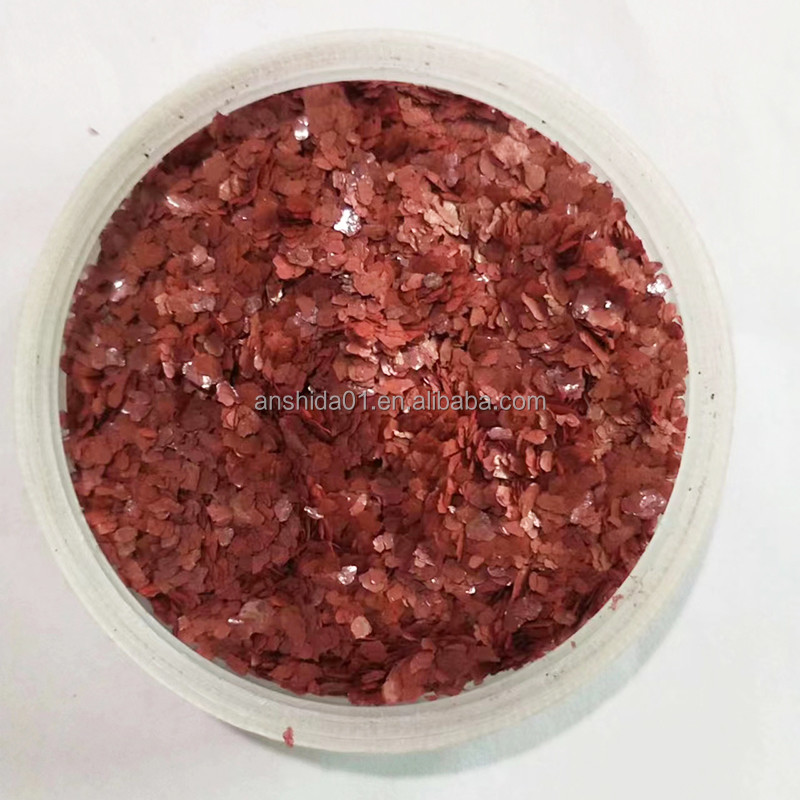 Factory Supply 1-3mm Dyed Mica Flakes for Epoxy Flooring 25KG/Bag