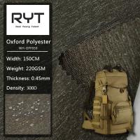 Style extérieur simple lumineux de tissu du polyester 300D de l'épaisseur 0.45mm