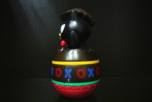 Professional Black XO Custom Plastic Toys With Sanrio Logo Yellow / Brown Color