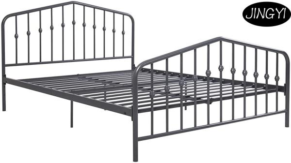 Heavy Duty Strong Adults Pipe Metal Bed Frame ISO9001, ISO14001, ISO18001
