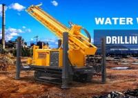 Pozo de agua multiusos de Tophammer de la correa eslabonada que perfora a Rig Machine