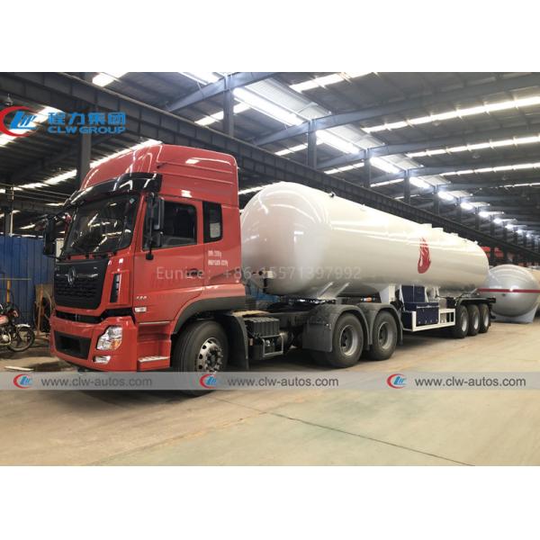 LPG Semi Trailer Liquid Propane Transportation Tanker Delivery Trailer 59.52m3 25mt