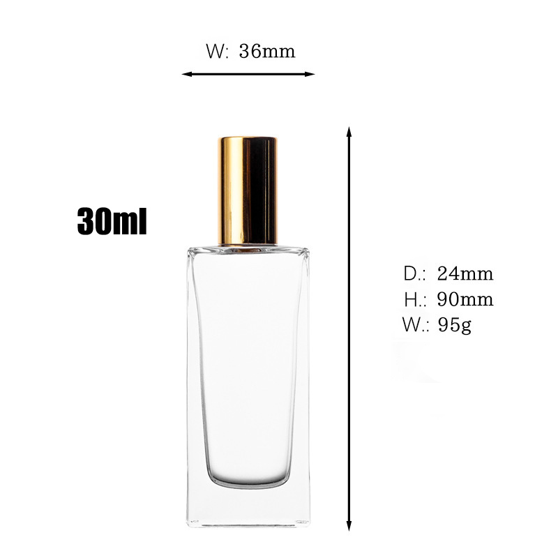 Aluminum Sprayer Vintage Glass Fragrance Bottle Lightweight Classic Look Ideal for Perfume Essential Oils and Aromatherapy 30ml 60ml 90ml
