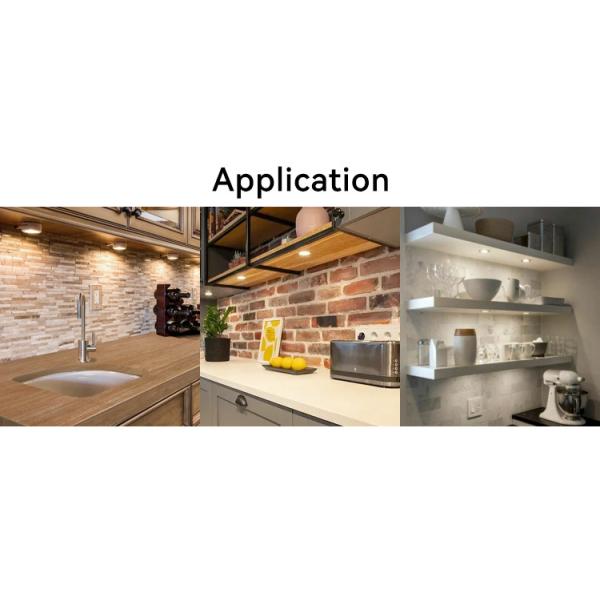 2700K-6500K Surface Mounted Cabinet Lights CRI90 Mini Recessed Led Puck Lights