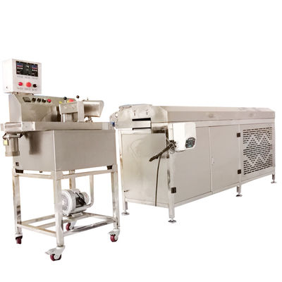 Automatic Double Chocolate Enrober Machine 304 Stainless Steel for Frozen Raspberries