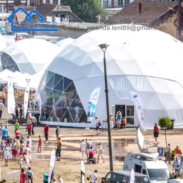 Outdoor Luxury Four Season Dome Hotel Geodesic Glamping House Dome Tent On Sale