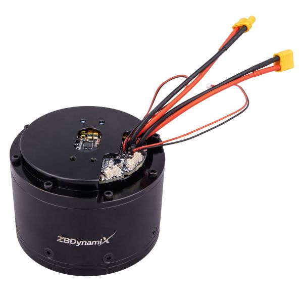 ZBDynamiX ZPA60-10-39-D High-Torque Planetary Joint Actuator | 76 Nm Peak Torque, 39:1 Reduction Ratio, OD79 mm