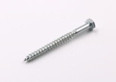 Interior Decoration Mild Steel Wood Screws Galvanized DIN571 With Hex Head