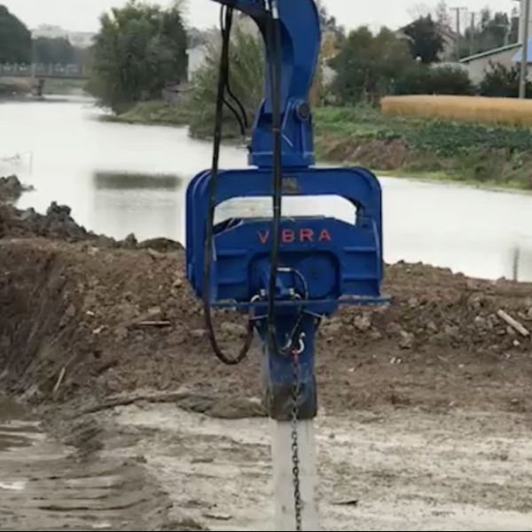 Equipo concreto de poco ruido de la conducción de pila, conductor de pila hidráulico de hoja